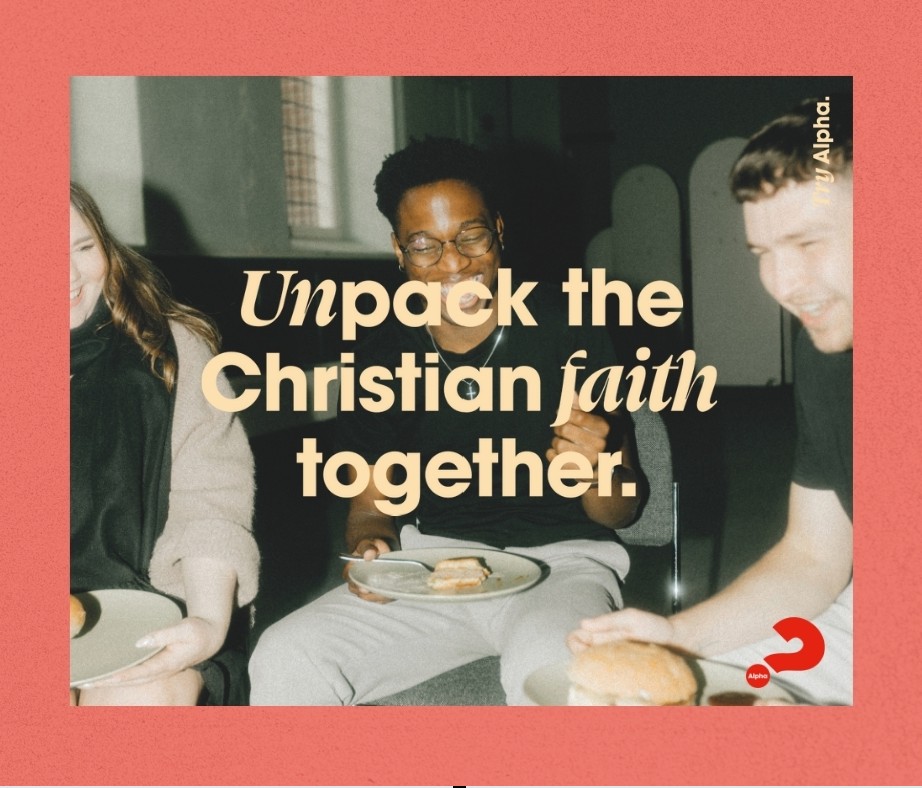 Questions about faith and Jesus? - try Alpha