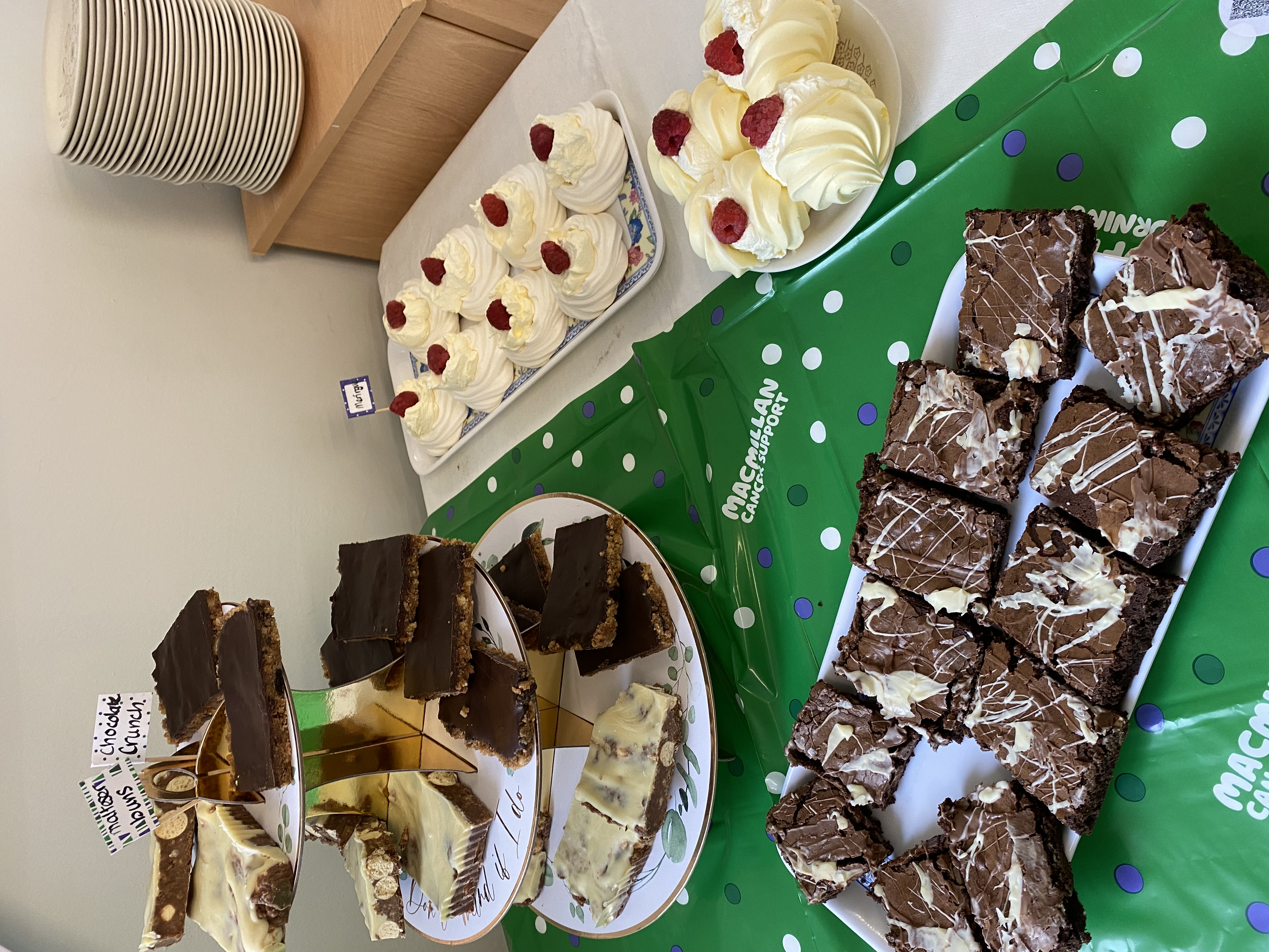 Macmillan coffee morning thank you